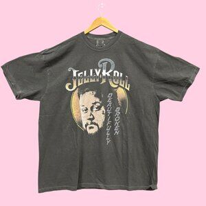 Jelly Roll Beautifully Broken Tour Country Tee 2XL